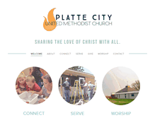 Tablet Screenshot of plattecityumc.com